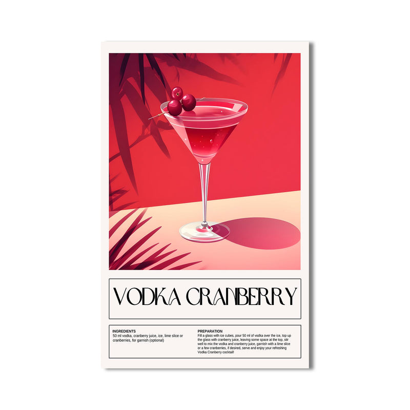 Vodka Cranberry Cam Tablo – Cam Tablo