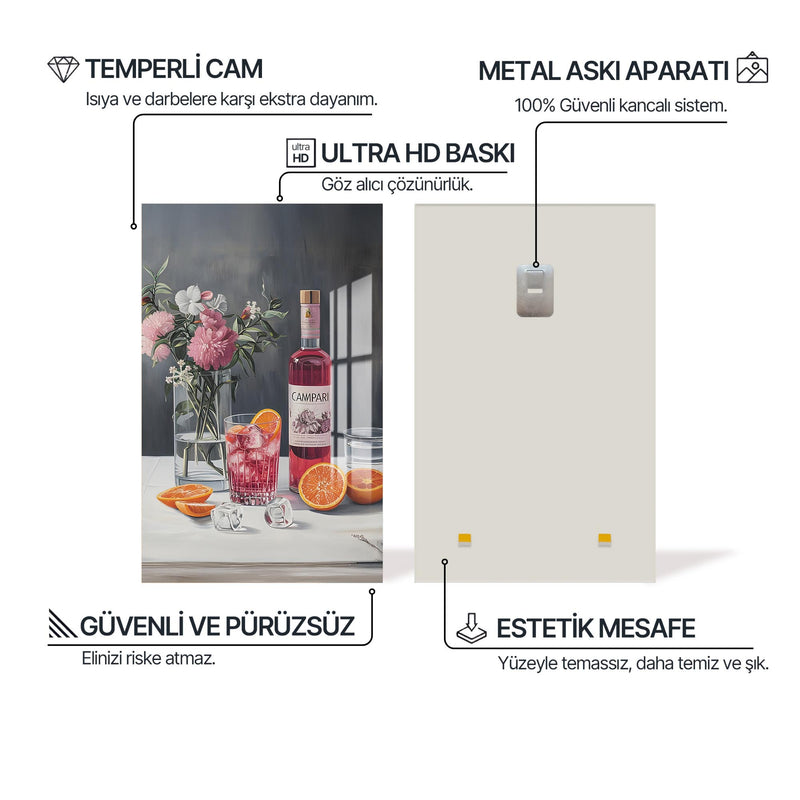 Kahvaltıya Şıklık: Mimosa Cam Tablo – Cam Tablo