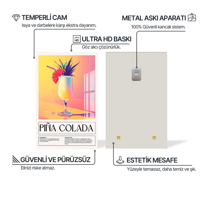 Pina Colada Cam Tablo – Cam Tablo