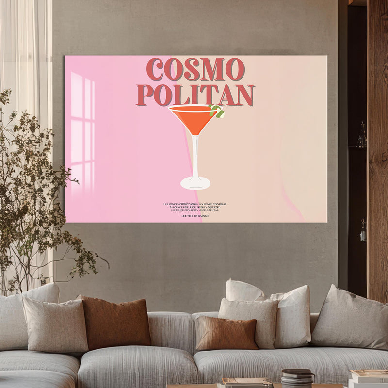 Cosmopolitan Cam Tablo – Cam Tablo