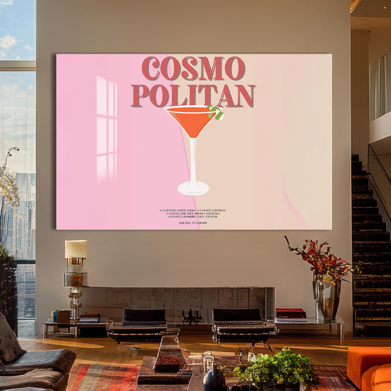 Cosmopolitan Cam Tablo – Cam Tablo