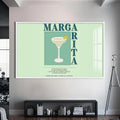 Margarita Cam Tablo – Beyaz Çerçeveli Cam Tablo