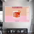 Negroni Cam Tablo – Beyaz Çerçeveli Cam Tablo