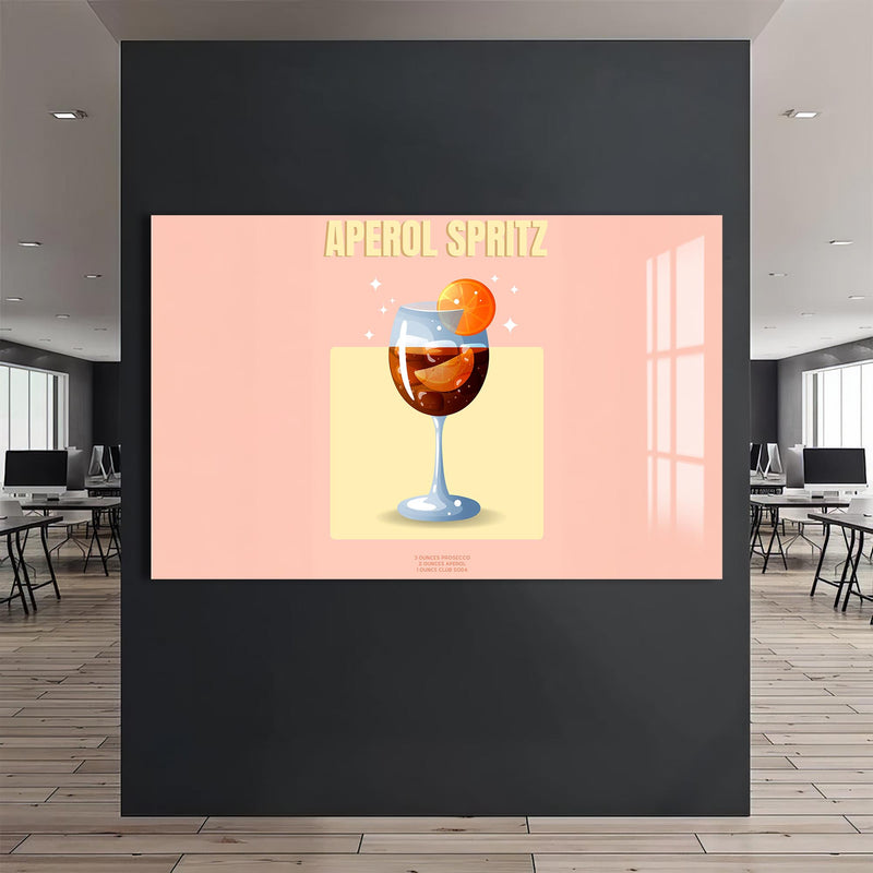 Aperol Spritz Cam Tablo – Cam Tablo