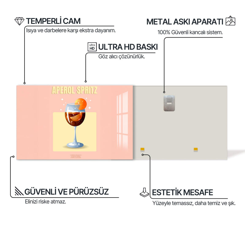Aperol Spritz Cam Tablo – Cam Tablo