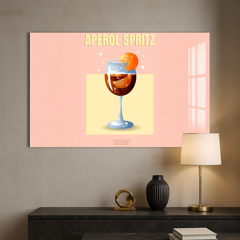 Aperol Spritz Cam Tablo – Cam Tablo