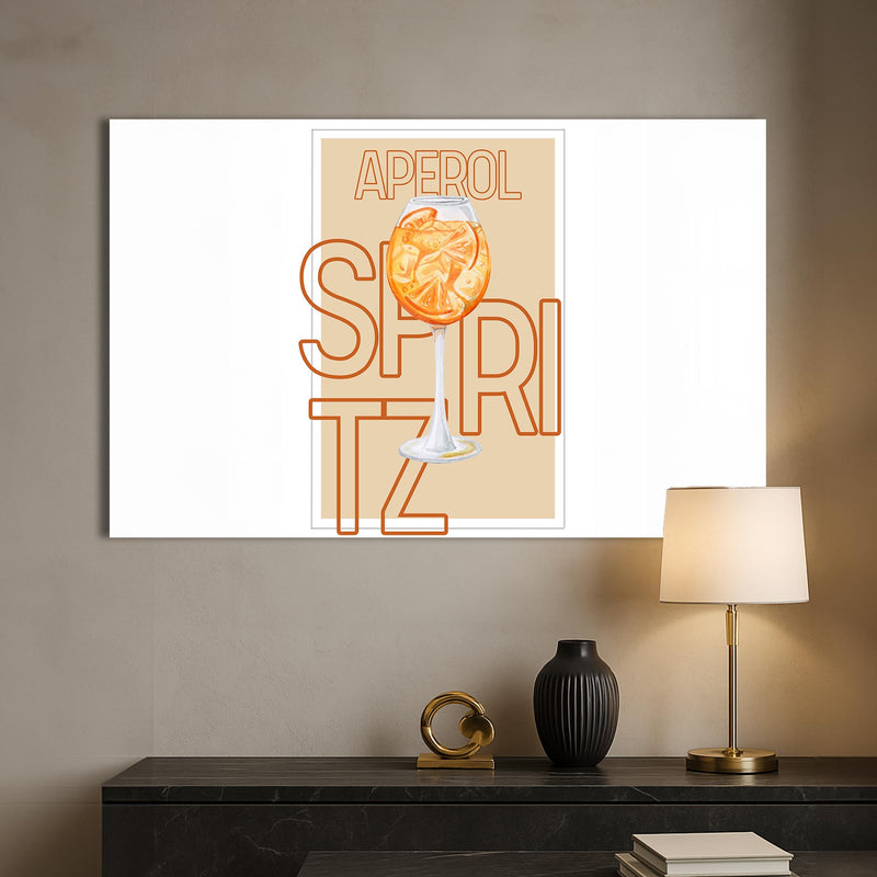Aperol Spritz Cam Tablo – Cam Tablo
