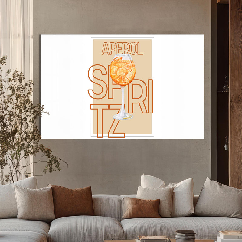 Aperol Spritz Cam Tablo – Cam Tablo
