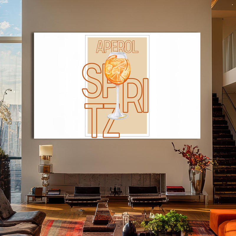 Aperol Spritz Cam Tablo – Cam Tablo