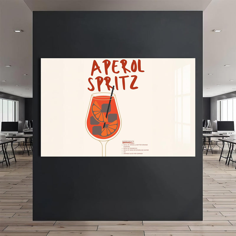Aperol Spritz Cam Tablo – Cam Tablo
