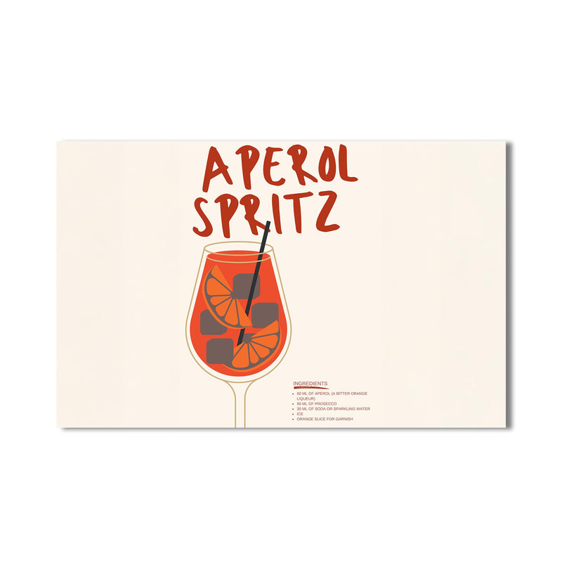 Aperol Spritz Cam Tablo – Cam Tablo