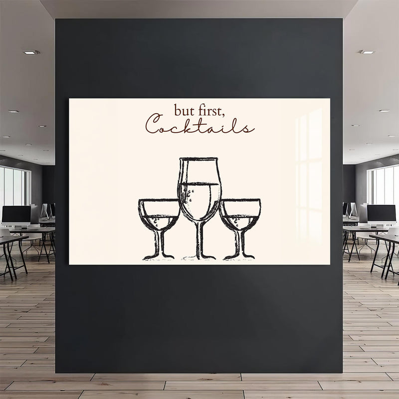But First Cocktails Cam Tablo – Cam Tablo