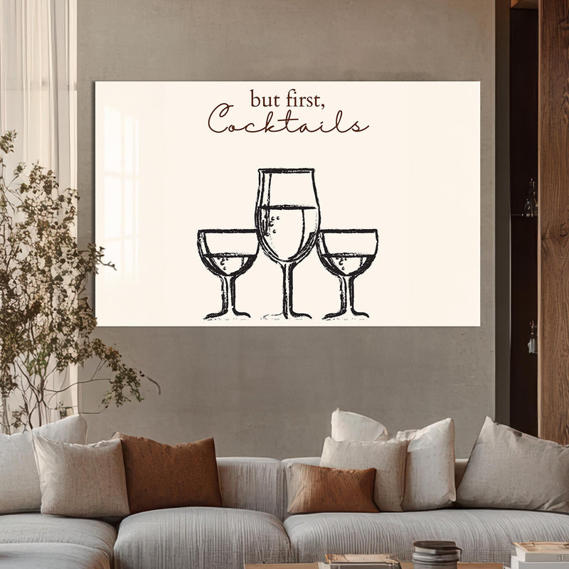 But First Cocktails Cam Tablo – Cam Tablo