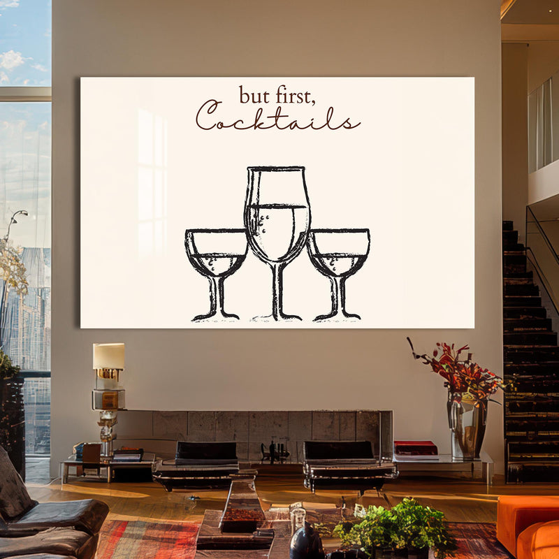 But First Cocktails Cam Tablo – Cam Tablo