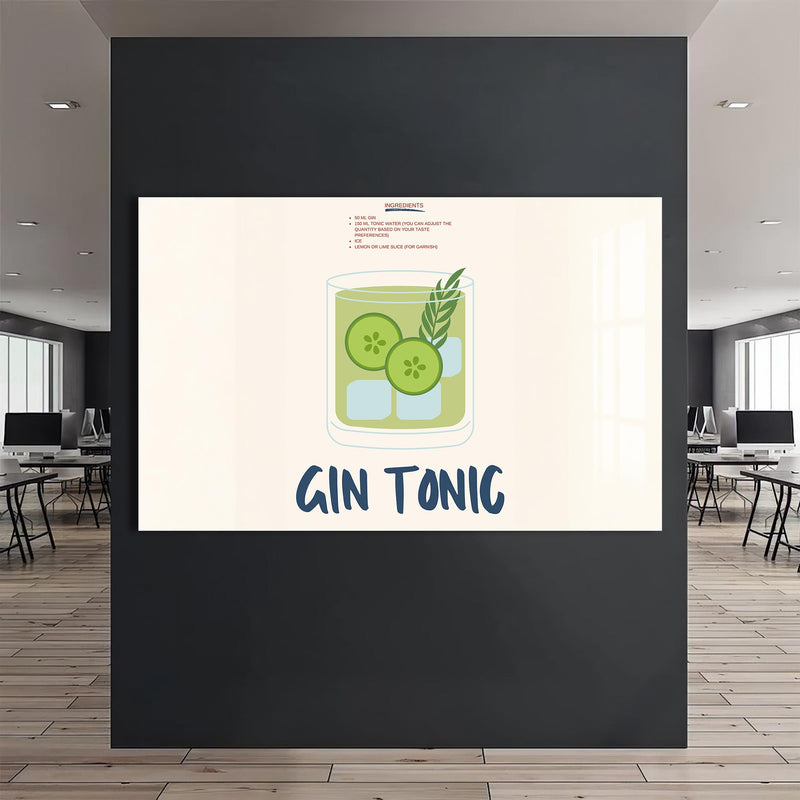 Gin Tonic Cam Tablo – Cam Tablo