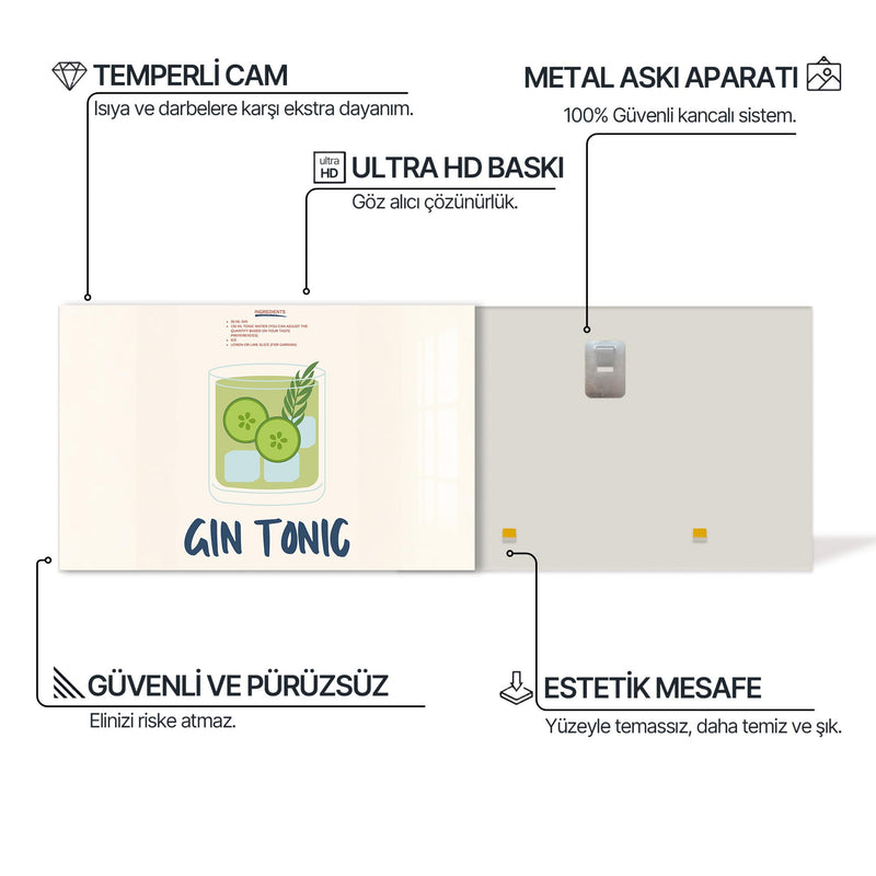 Gin Tonic Cam Tablo – Cam Tablo