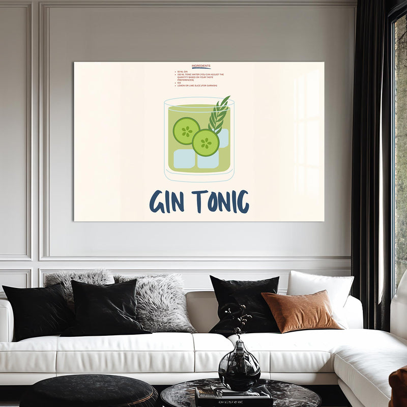 Gin Tonic Cam Tablo – Cam Tablo