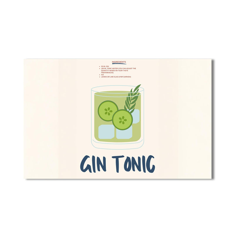 Gin Tonic Cam Tablo – Cam Tablo