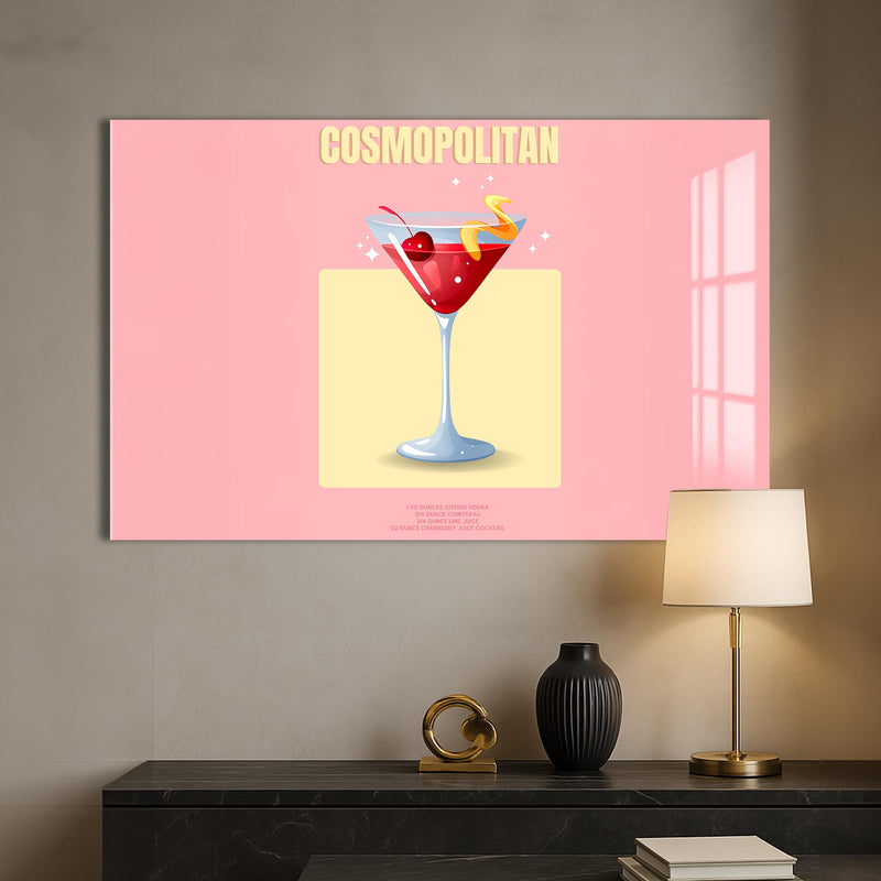 Cosmopolitan Cam Tablo – Cam Tablo