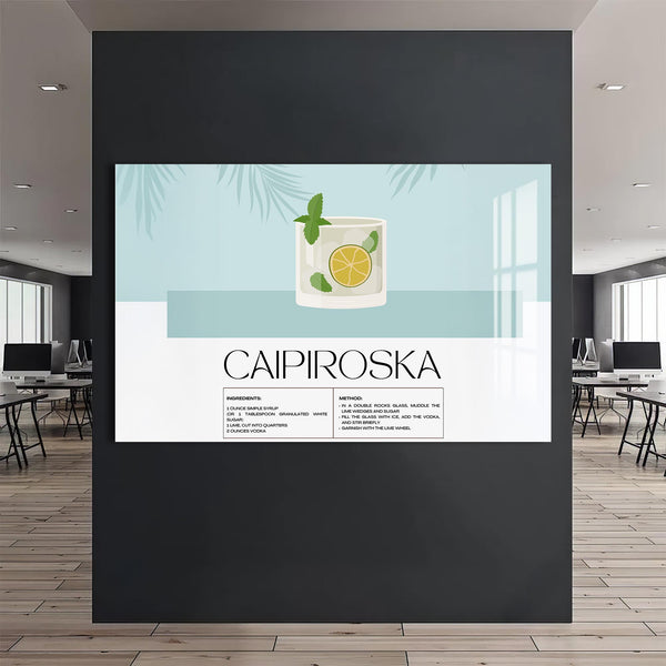 Caipiroska Cam Tablo