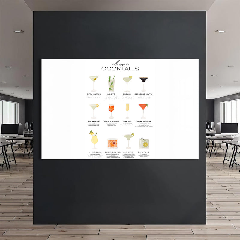 Cocktail Mix Cam Tablo – Cam Tablo