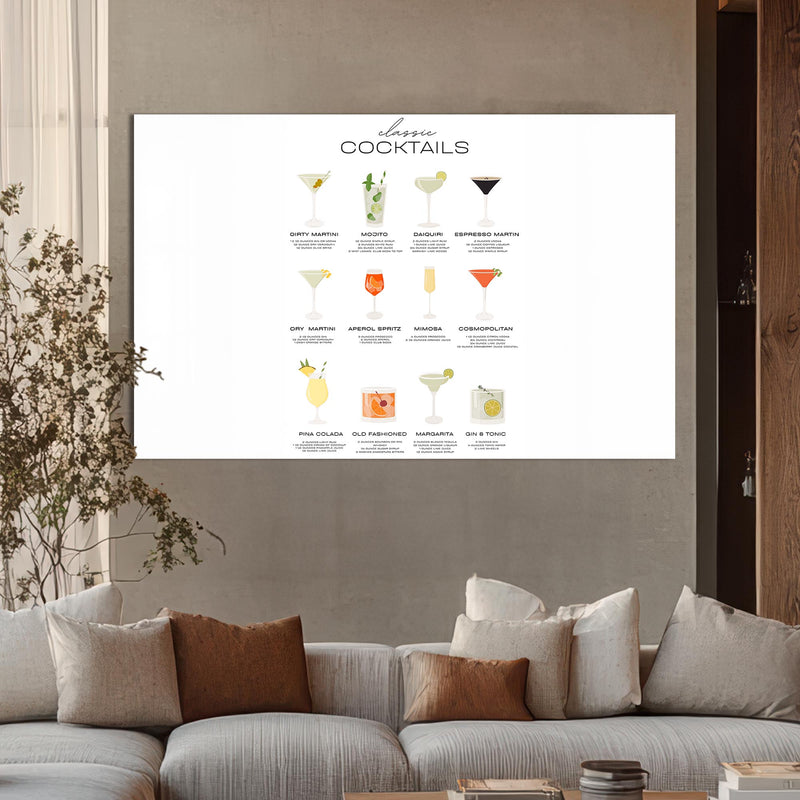 Cocktail Mix Cam Tablo – Cam Tablo