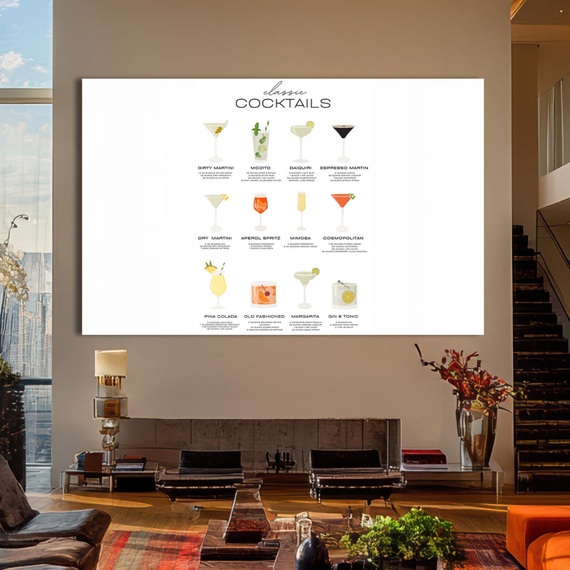 Cocktail Mix Cam Tablo – Cam Tablo