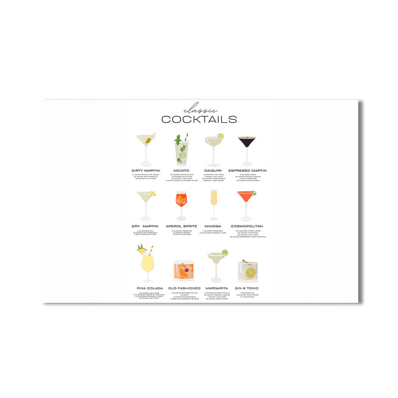 Cocktail Mix Cam Tablo – Cam Tablo