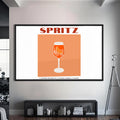 Spritz Cam Tablo – Siyah Çerçeveli Cam Tablo