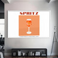 Spritz Cam Tablo – Beyaz Çerçeveli Cam Tablo