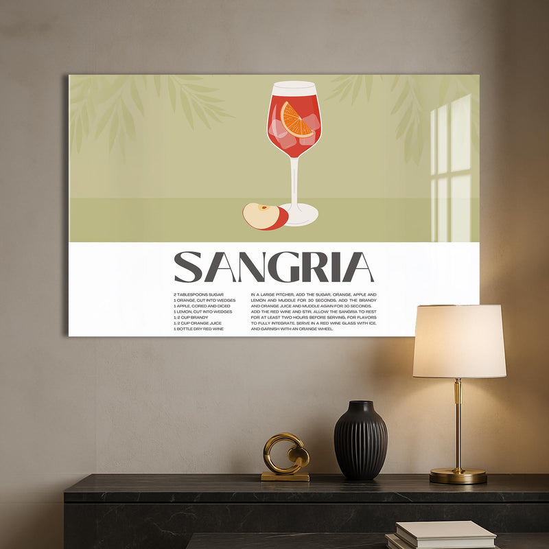 Sangria Cam Tablo – Cam Tablo