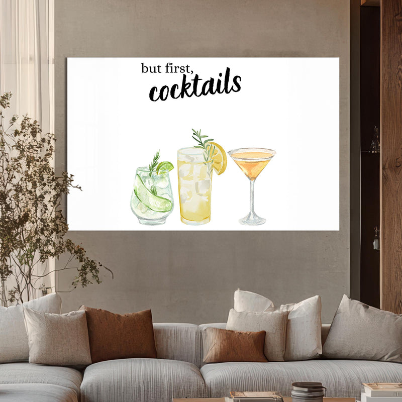 But First Cocktails Cam Tablo – Cam Tablo