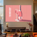 Rose Şampanya Cam Tablo – Cam Tablo