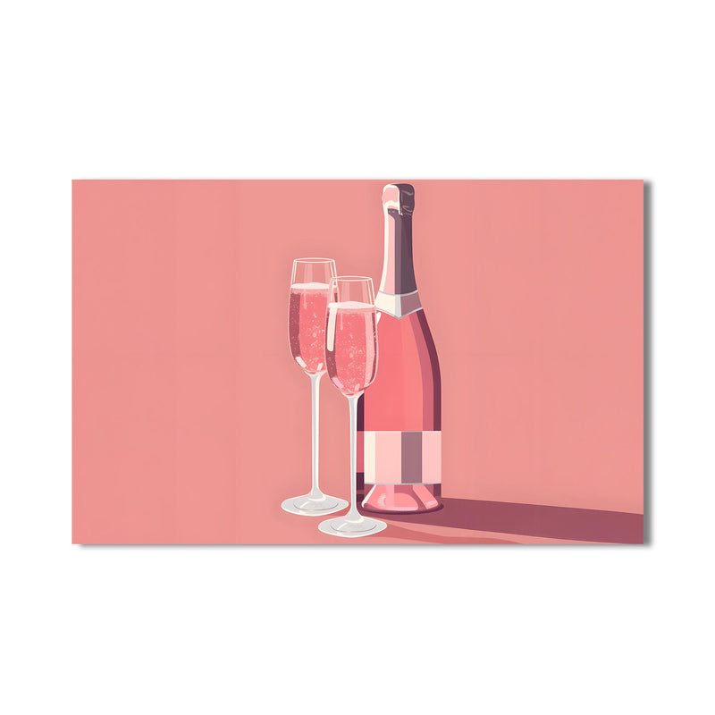 Rose Şampanya Cam Tablo – Cam Tablo