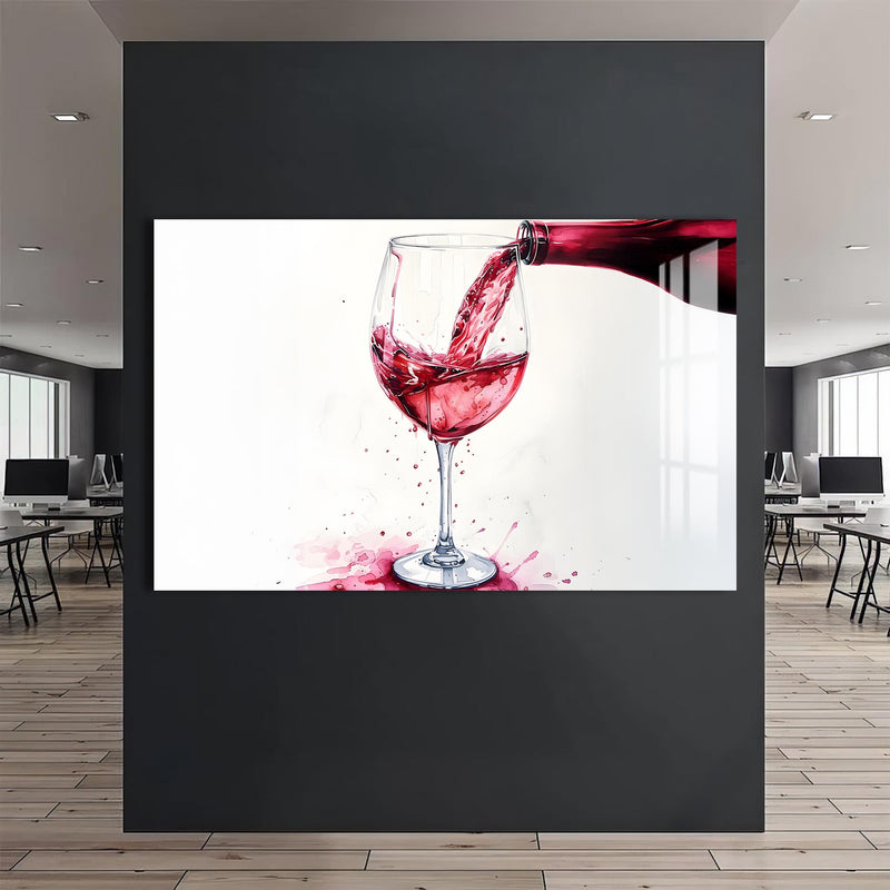 Wine Splash Cam Tablo – Cam Tablo