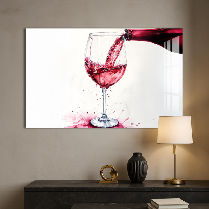 Wine Splash Cam Tablo – Cam Tablo
