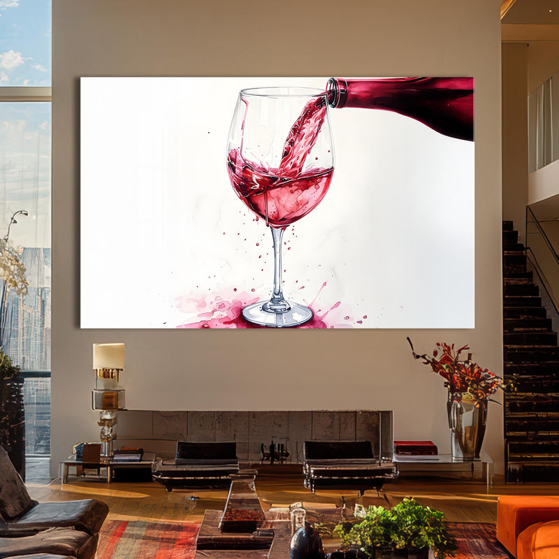 Wine Splash Cam Tablo – Cam Tablo