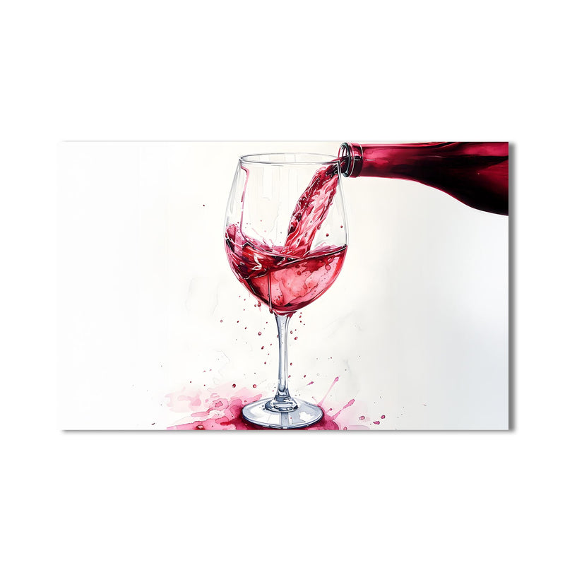 Wine Splash Cam Tablo – Cam Tablo