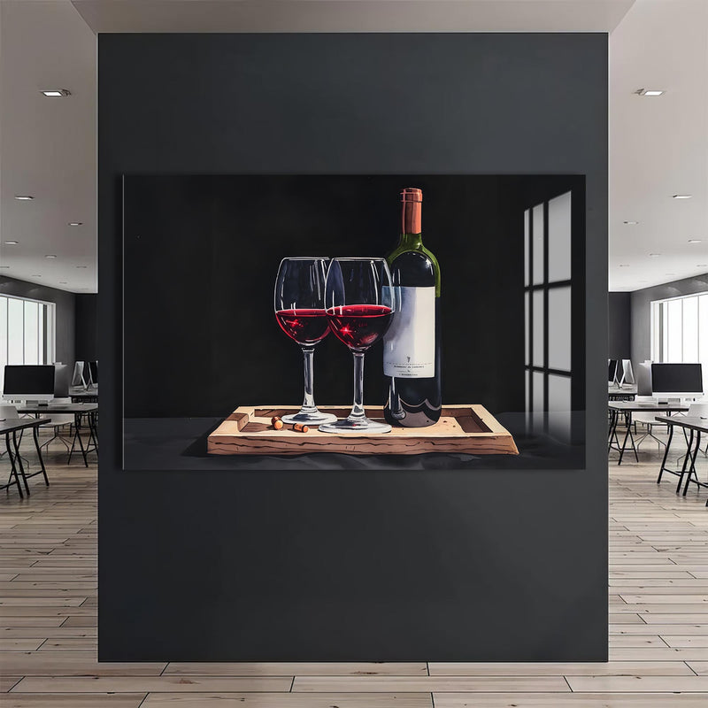 Red Wine Duo Cam Tablo – Cam Tablo