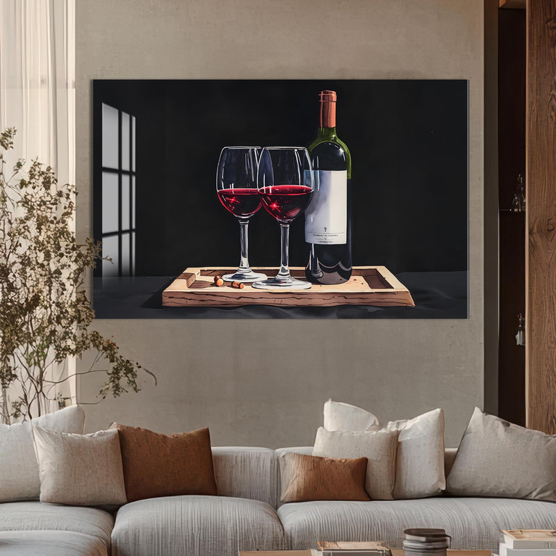 Red Wine Duo Cam Tablo – Cam Tablo