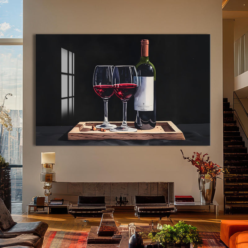 Red Wine Duo Cam Tablo – Cam Tablo
