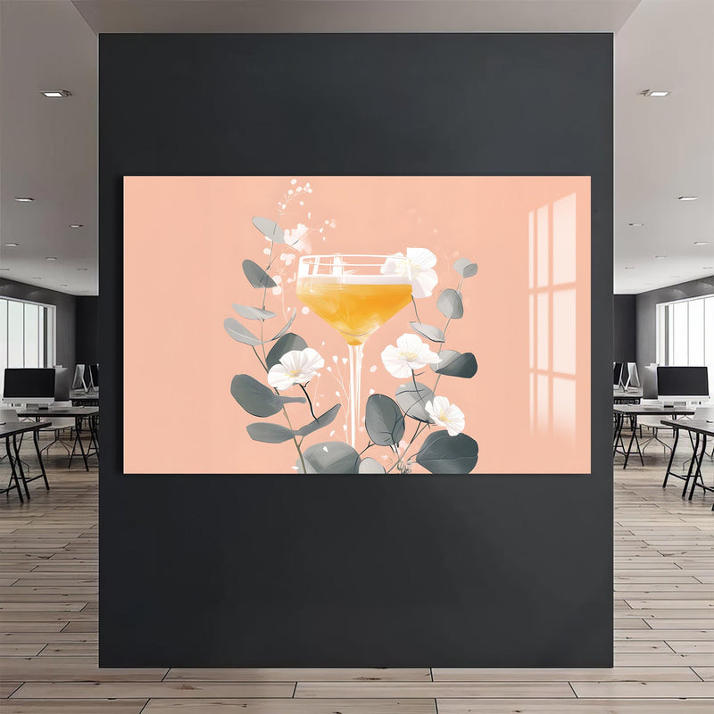 Yellow Bloom Cam Tablo – Cam Tablo