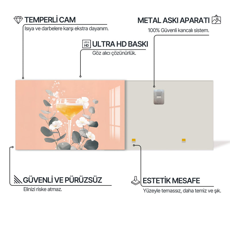 Yellow Bloom Cam Tablo – Cam Tablo