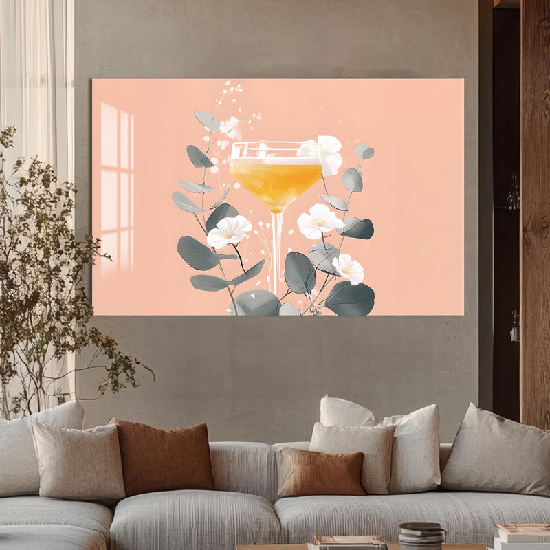 Yellow Bloom Cam Tablo – Cam Tablo