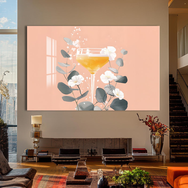 Yellow Bloom Cam Tablo – Cam Tablo