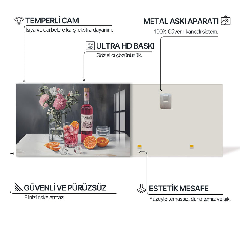 Campari Sofrası Cam Tablo – Cam Tablo