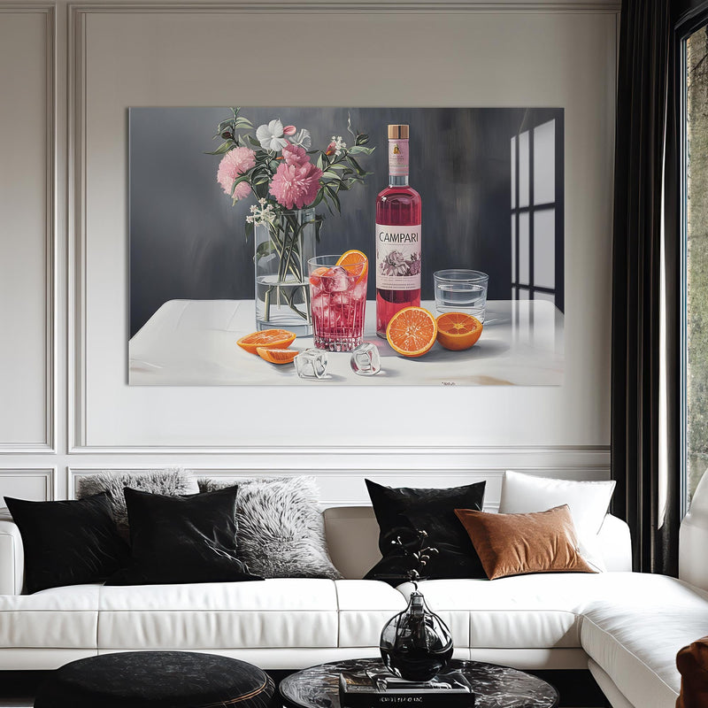 Campari Sofrası Cam Tablo – Cam Tablo