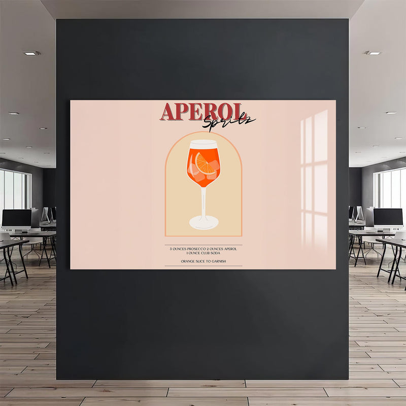 Aperol Spritz Cam Tablo – Cam Tablo