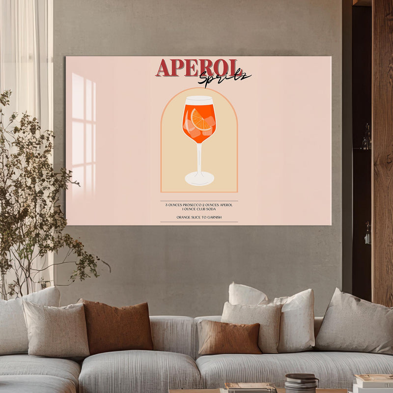 Aperol Spritz Cam Tablo – Cam Tablo