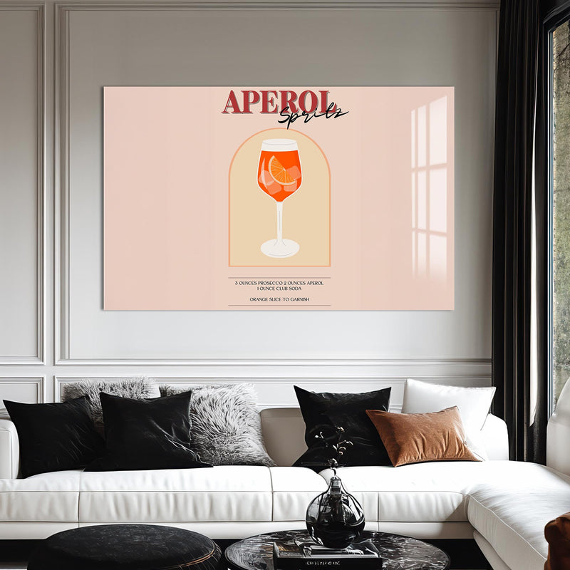 Aperol Spritz Cam Tablo – Cam Tablo